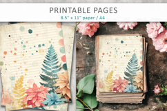 junk journal pages, old paper printables Product Image 3