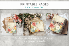 junk journal pages, love pages Product Image 8