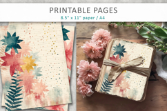 junk journal pages, dots paper printable Product Image 4