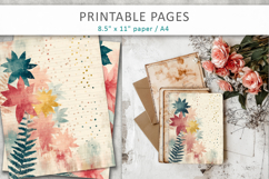 junk journal pages, dots paper printable Product Image 7
