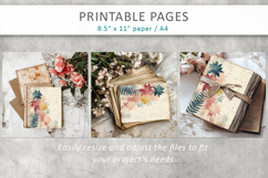 junk journal pages, dots paper printable Product Image 8