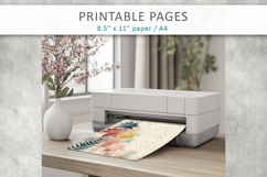 junk journal pages, dots paper printable Product Image 9