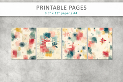 notes journal pages, vintage scrapbooking paper Product Image 2