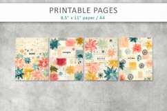 vintage junk journal, recipe pages Product Image 2