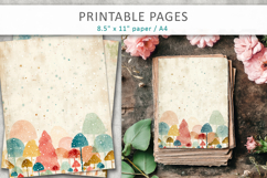 junk journal pages, scrapbooking papers Product Image 3