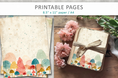 junk journal pages, scrapbooking papers Product Image 4