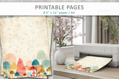 junk journal pages, scrapbooking papers Product Image 5