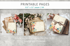 junk journal pages, scrapbooking papers Product Image 7