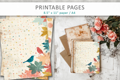 junk journal pages, old papers Product Image 6
