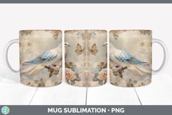 GorgeousDecoupage Doves Mug Wrap design.