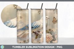 GorgeousDecoupage Doves Tumbler design.