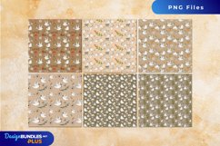 Vintage Dove Seamless Pattern Paper Pack Product Image 1