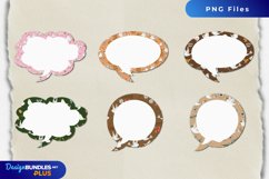 Vintage Dove Seamless Pattern Speech Bubble Product Image 1