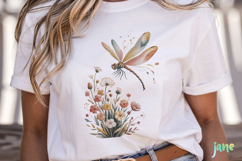 Vintage Dragonfly Clipart Product Image 4