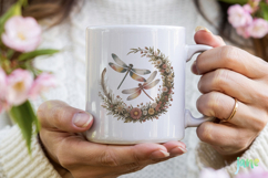 Vintage Dragonfly Clipart Product Image 5