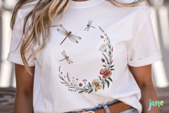 Vintage Dragonfly Clipart Product Image 2