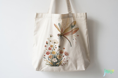 Vintage Dragonfly Sublimation Clipart Bundle Product Image 3