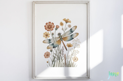 Vintage Dragonfly Clipart Product Image 5