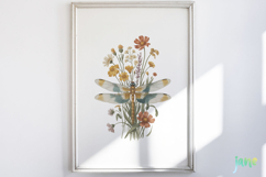 Vintage Dragonfly Clipart Product Image 5