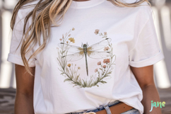 Vintage Dragonfly Clipart Product Image 2