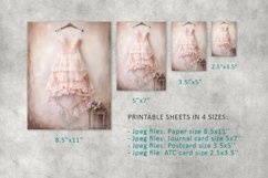 Vintage Dress Junk Journal, Digital Scrapbook Product Image 2