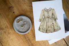 Vintage Dresses Watercolour clipart Product Image 5
