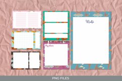 Vintage Duck Seamless Pattern Shaped Journaling Area Product Image 1