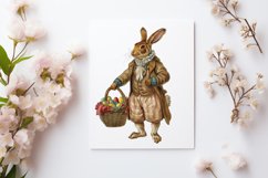 Vintage Retro Easter Bunnies PNG Clipart | 8 Retro Bunny Product Image 7