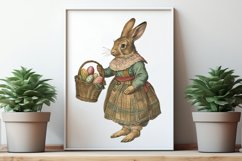 Vintage Retro Easter Bunnies PNG Clipart | 8 Retro Bunny Product Image 6