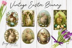 Vintage Easter Bunny Bundle Easter Scrapbooking Clipart 