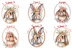 Vintage Easter Bunny Clipart Png Easter Bunny Png Product Image 1
