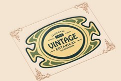 Vintage elegant botanical labels svg Product Image 5
