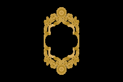 Vintage elegant luxury golden floral art decorative ornate Product Image 2