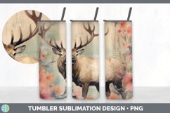 GorgeousDecoupage Elks Tumbler design.