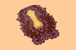 vintage engraved ornament border frame logo illustrations Product Image 1