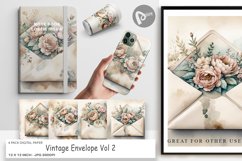 Digital Paper Vintage Envelope Product Image 1