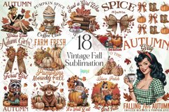 Vintage Fall Sublimation Bundle Product Image 1