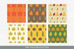 Vintage Fall Leaves Seamless Pattern Paper Pack Product Image 1