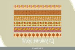 Vintage Fall Leaves Seamless Strips Product Image 1