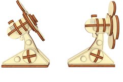 Retro Vintage Fan Miniature - Laser Cut File, Vector Plan Product Image 16