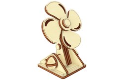 Retro Vintage Fan Miniature - Laser Cut File, Vector Plan Product Image 18
