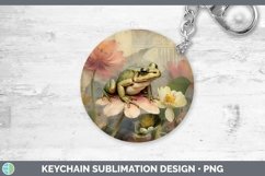 GorgeousVintage Farm Keychain design.