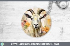 GorgeousVintage Farm Keychain design.