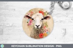 GorgeousVintage Farm Keychain design.