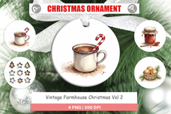 Vintage Farmhouse Christmas Ornament Product Image 1