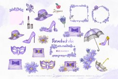 Vintage Fashion Clipart seamless digital papers bundle 038 Product Image 3