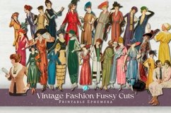 Vintage Fashion Fussy Cuts Vol. 1 Product Image 1