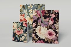 Vintage floral digital papers PNG Product Image 4