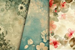 Vintage Floral Digital Paper Bundle Product Image 6