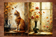 Antique Window - Vintage Floral Scrapbook Papers Product Image 3